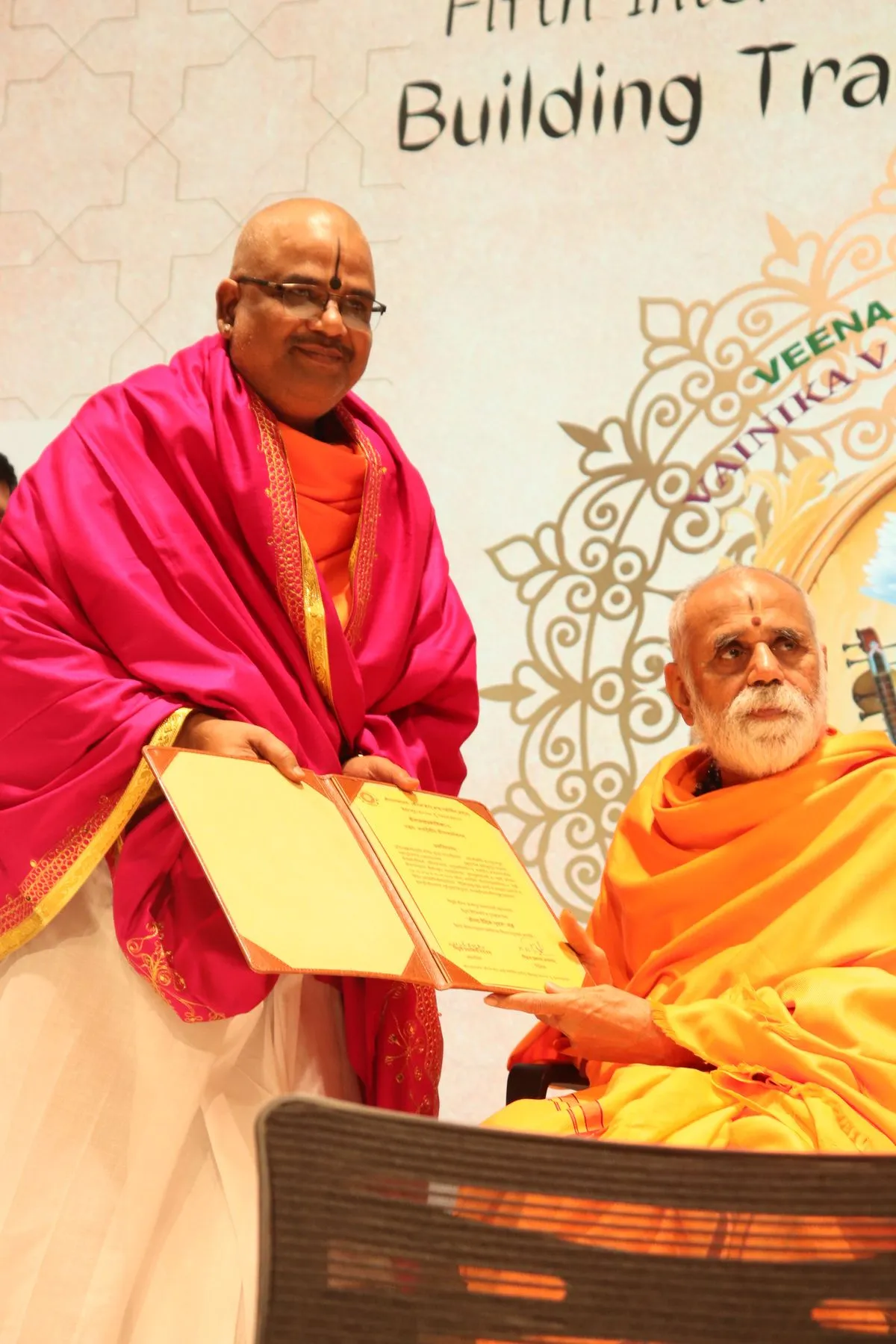 A ceremony or felicitation at VTP V