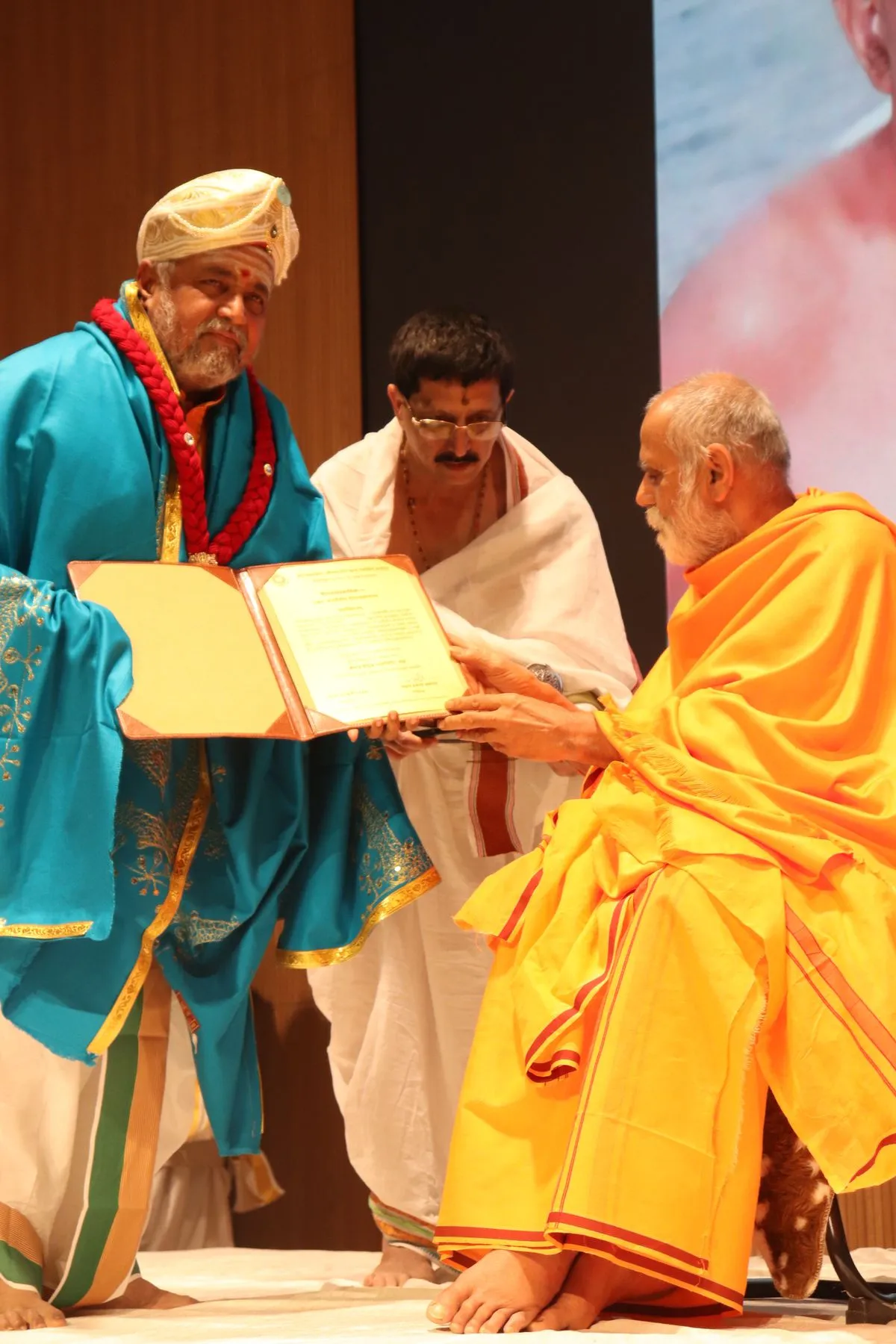 A ceremony or felicitation at VTP V