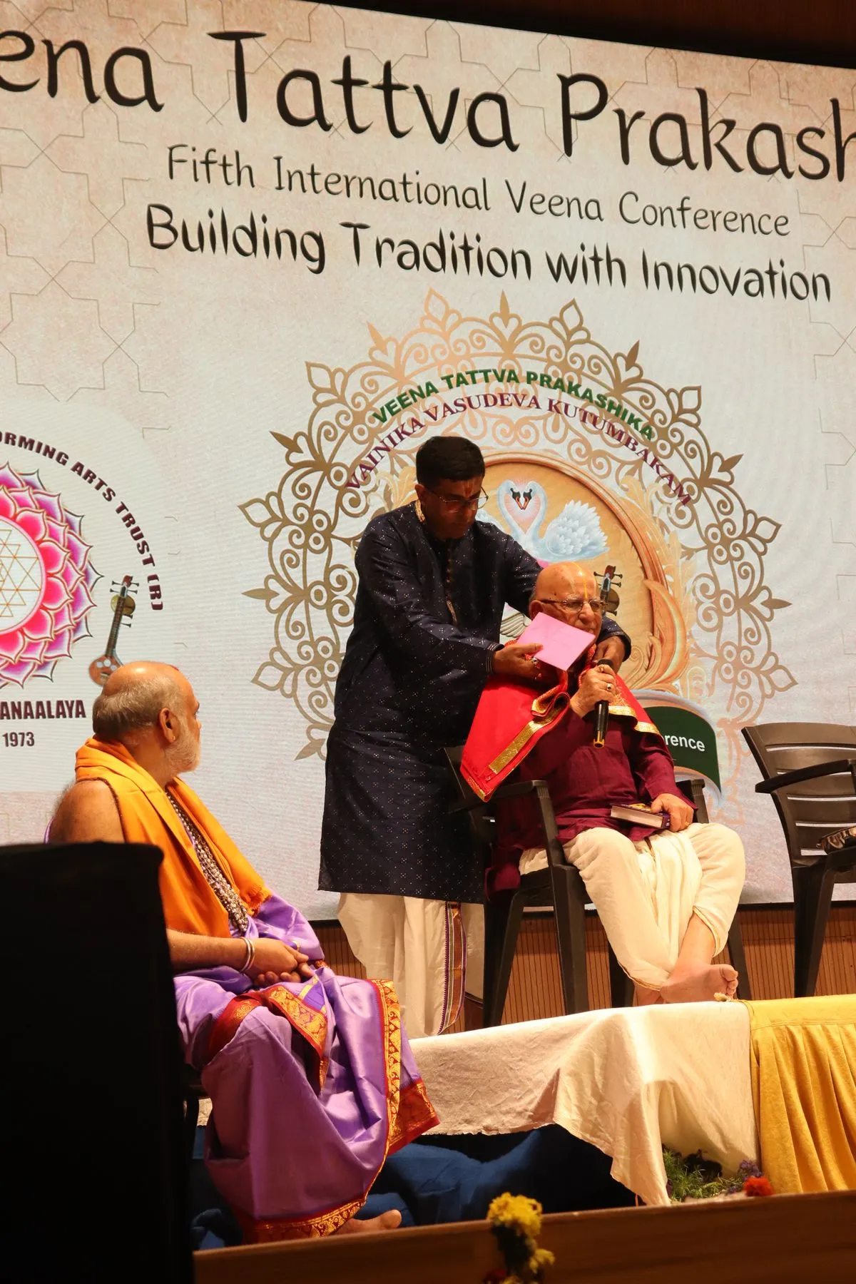 A ceremony or felicitation at VTP V