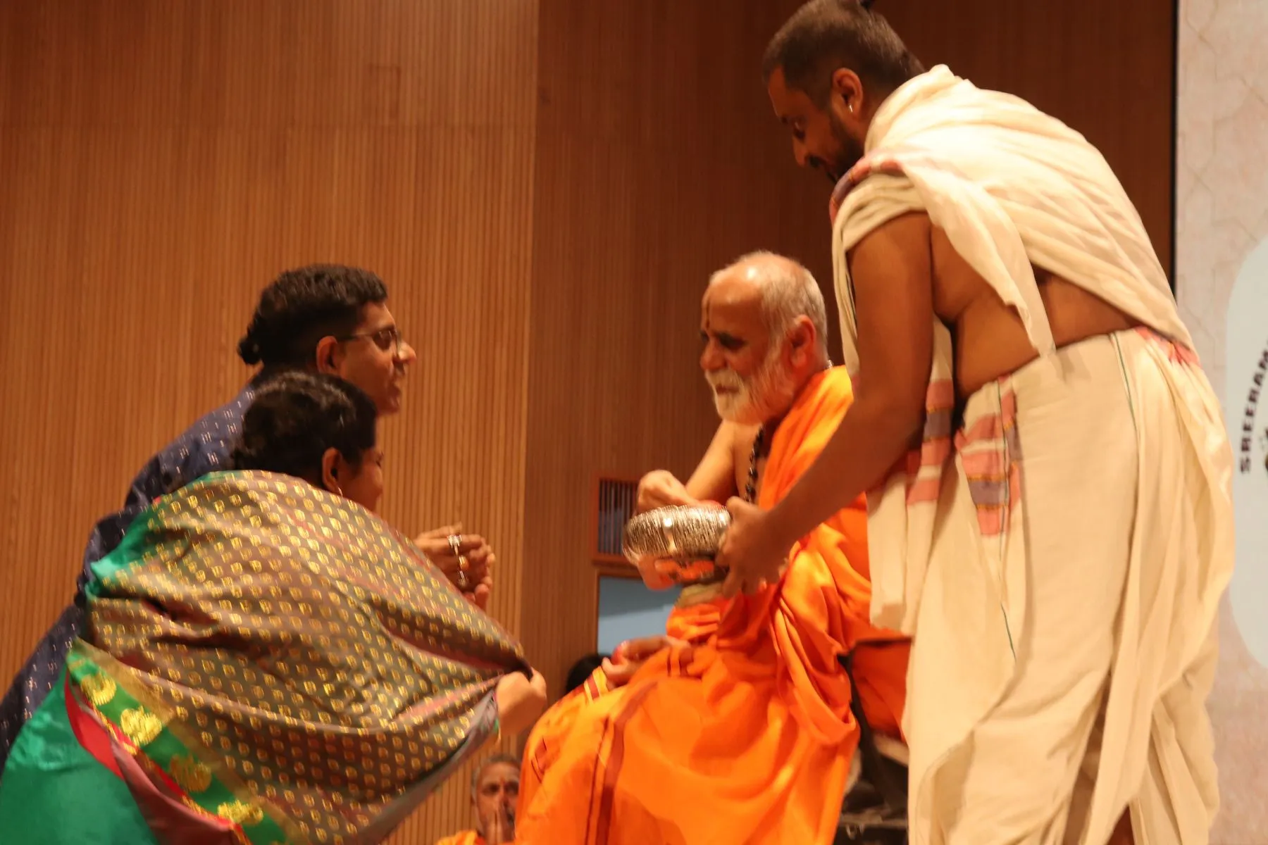 A ceremony or felicitation at VTP V