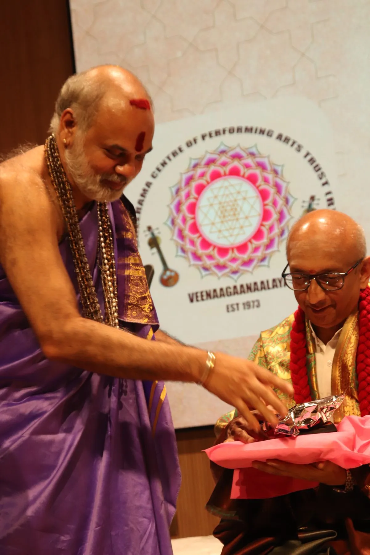 A ceremony or felicitation at VTP V