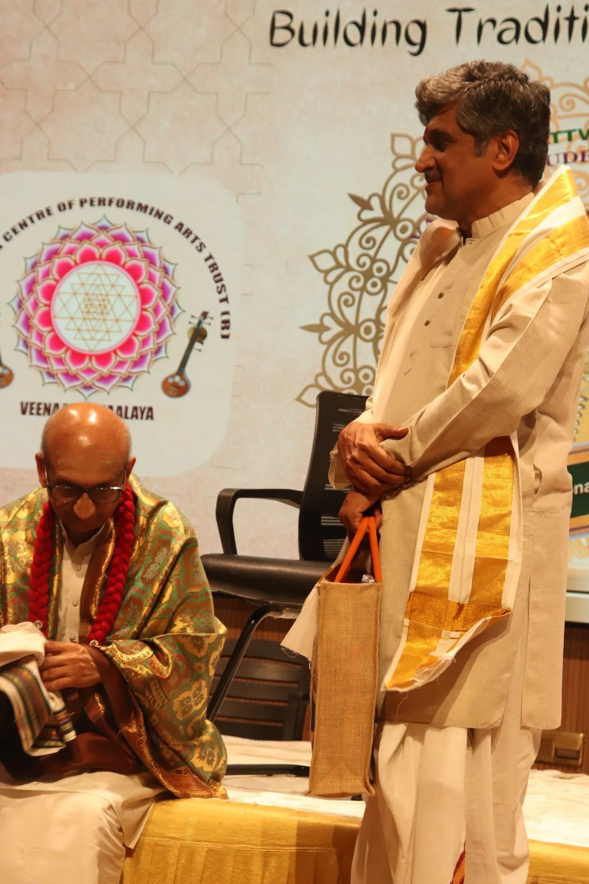 A ceremony or felicitation at VTP V