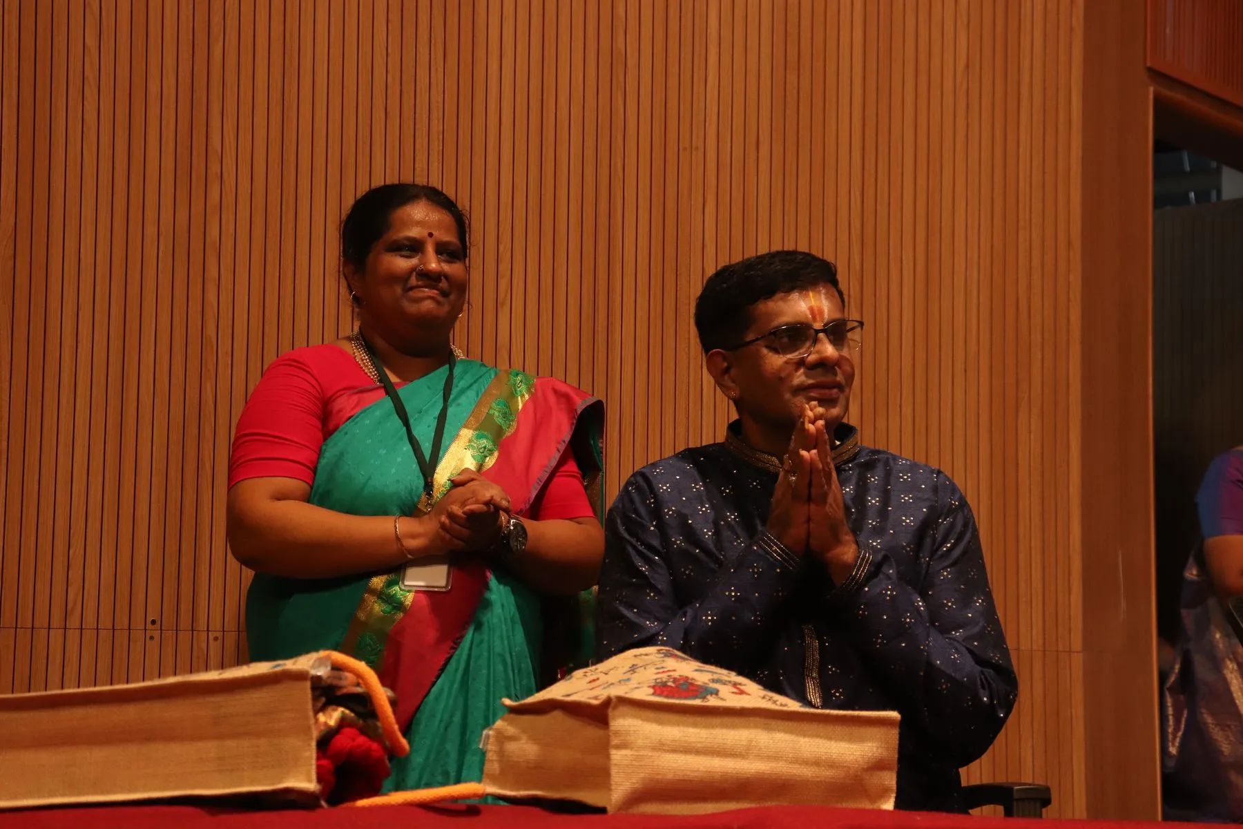 A ceremony or felicitation at VTP V