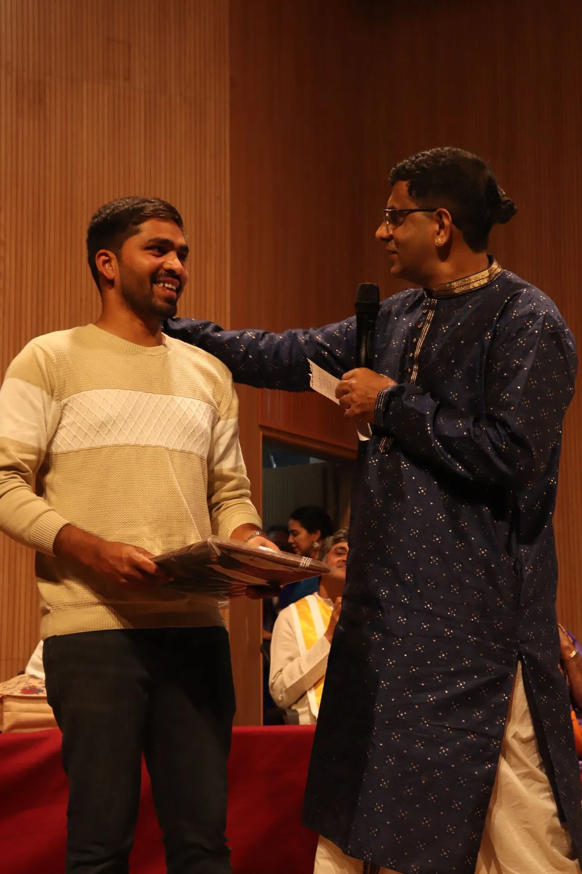 A ceremony or felicitation at VTP V