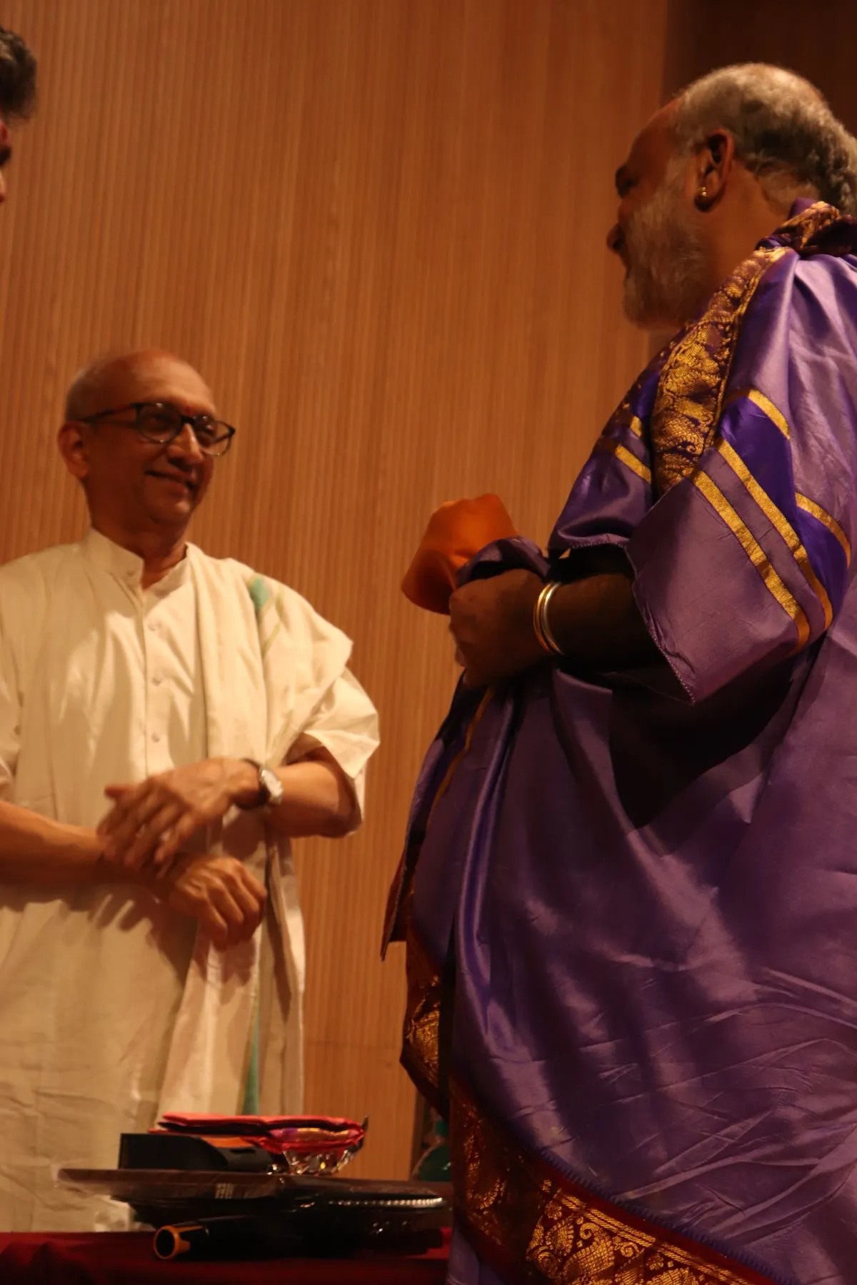 A ceremony or felicitation at VTP V
