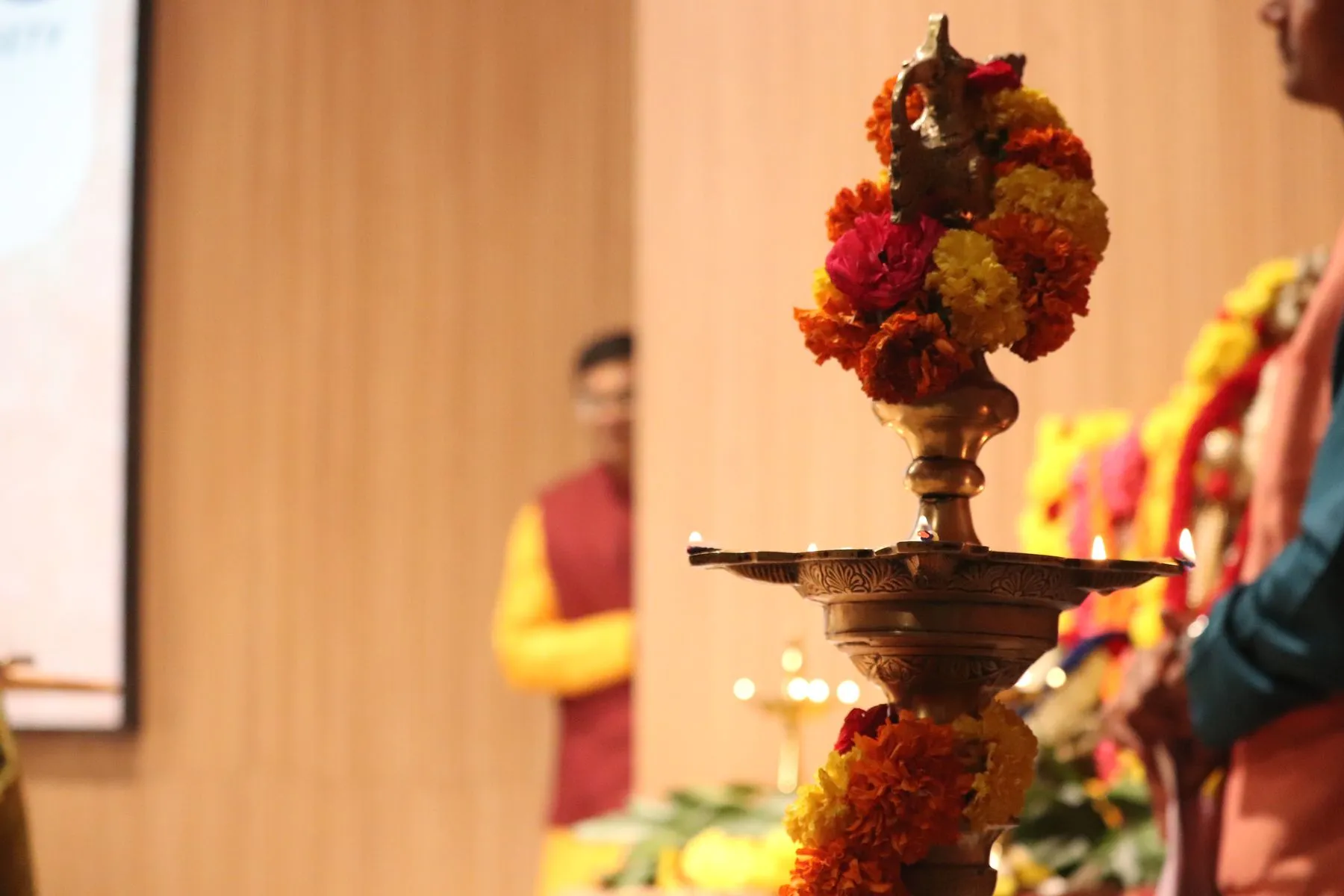 A ceremony or felicitation at VTP V