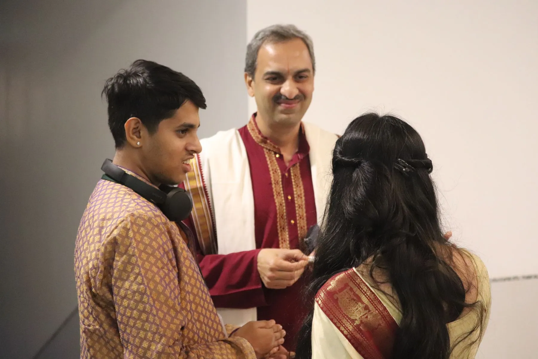 Guests conversing
