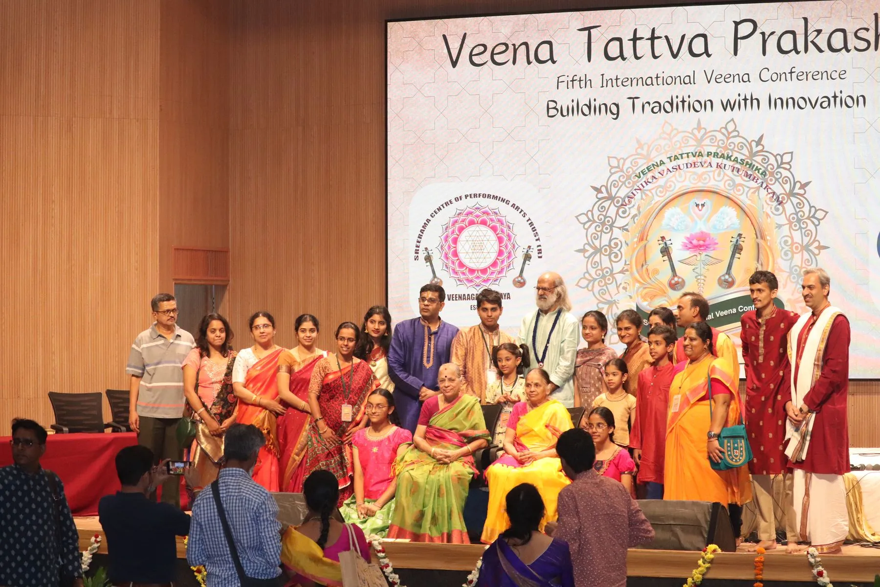 Artists, guests and listeners at VTP V