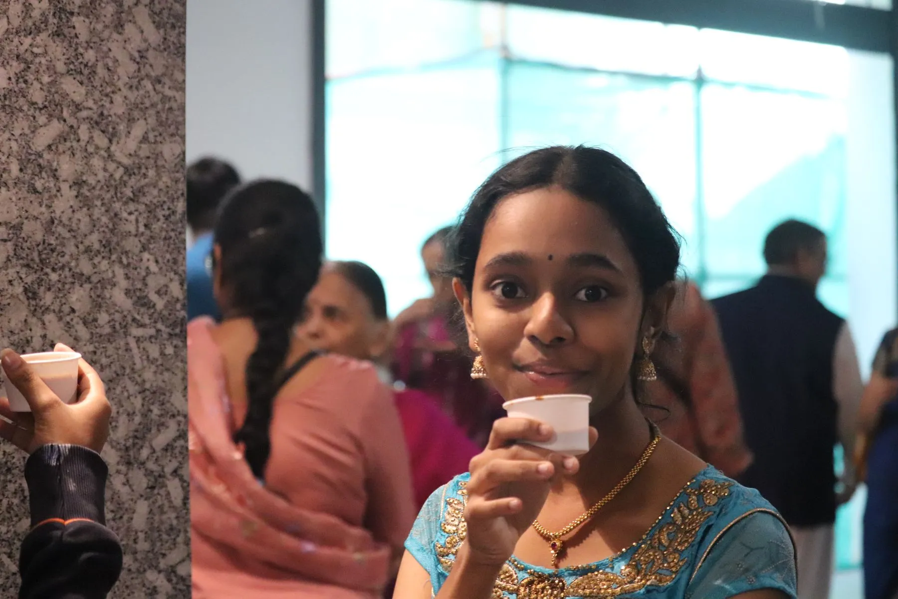 Volunteer at tea