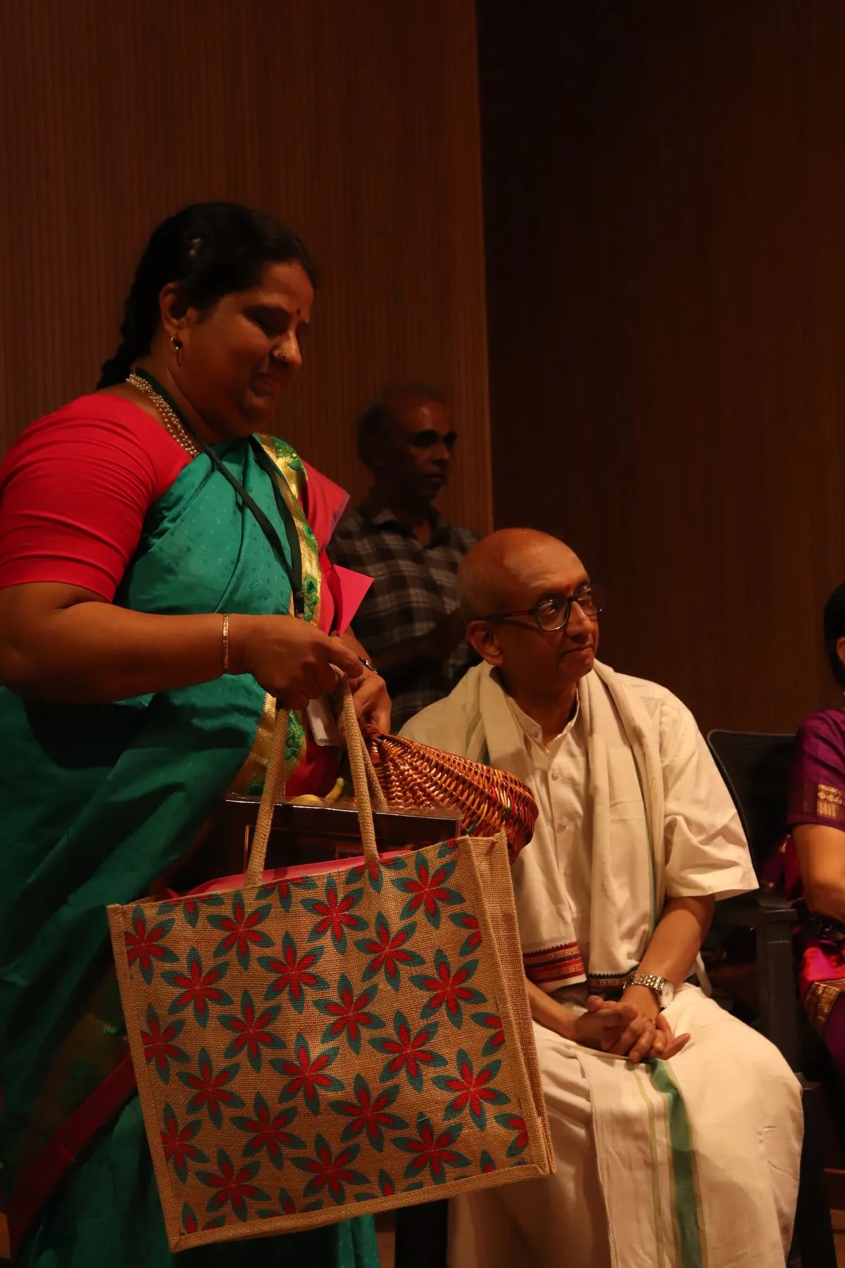 A ceremony or felicitation at VTP V