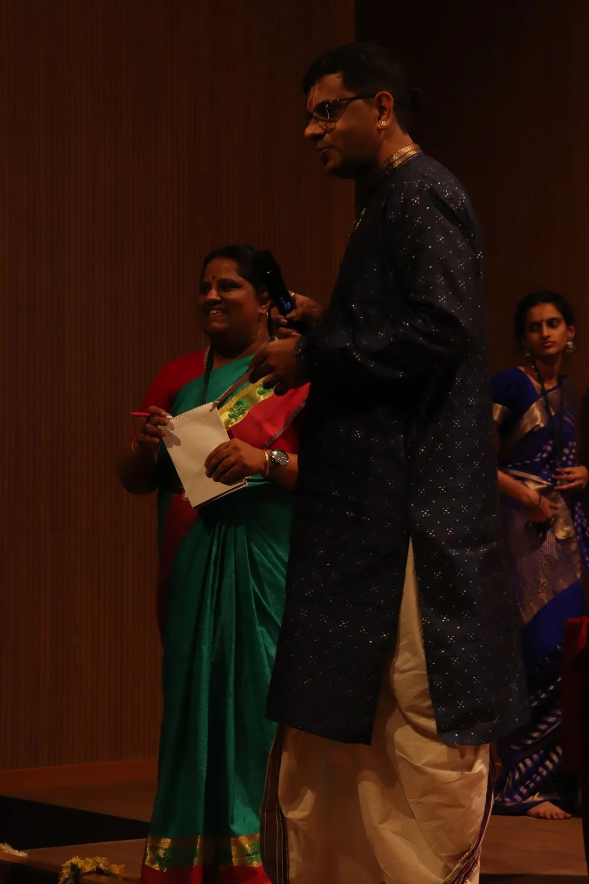 A ceremony or felicitation at VTP V